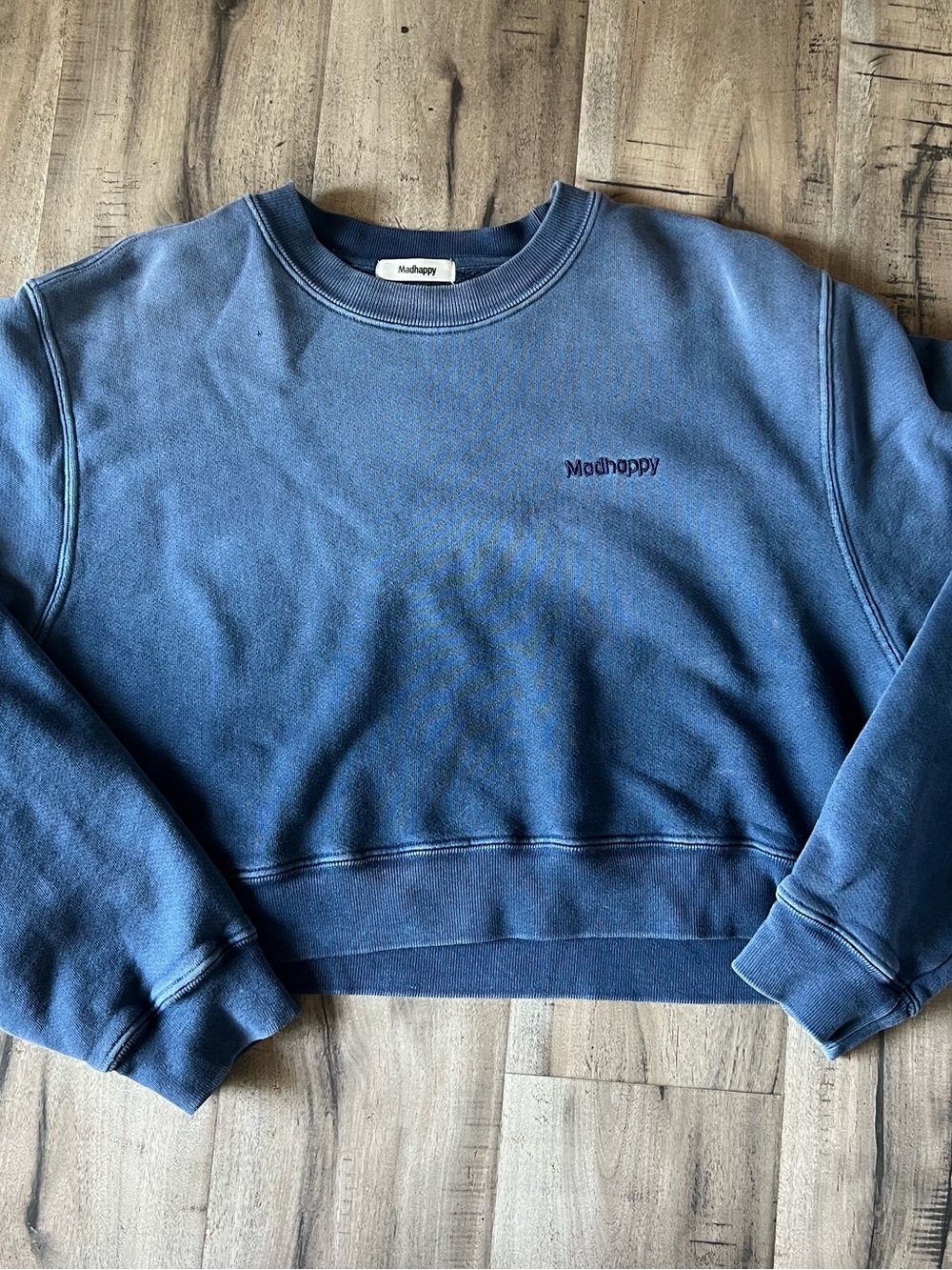 Madhappy Washed Blue Crew Sweatshirt